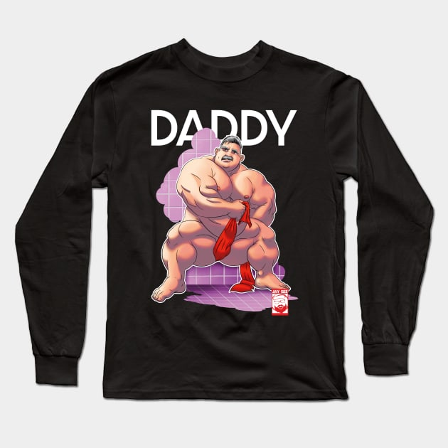 daddy bear Long Sleeve T-Shirt by JayGeeArt